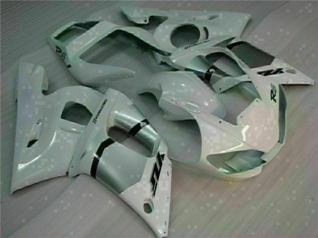 98-02 White YZF R6 Motorcycle Fairings