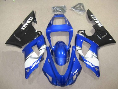 98-99 Blue Black White Decal YZF R1 Motorcycle Fairings