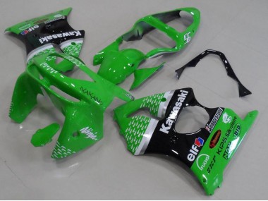 98-99 Green Black ZX6R Motorcycle Fairings